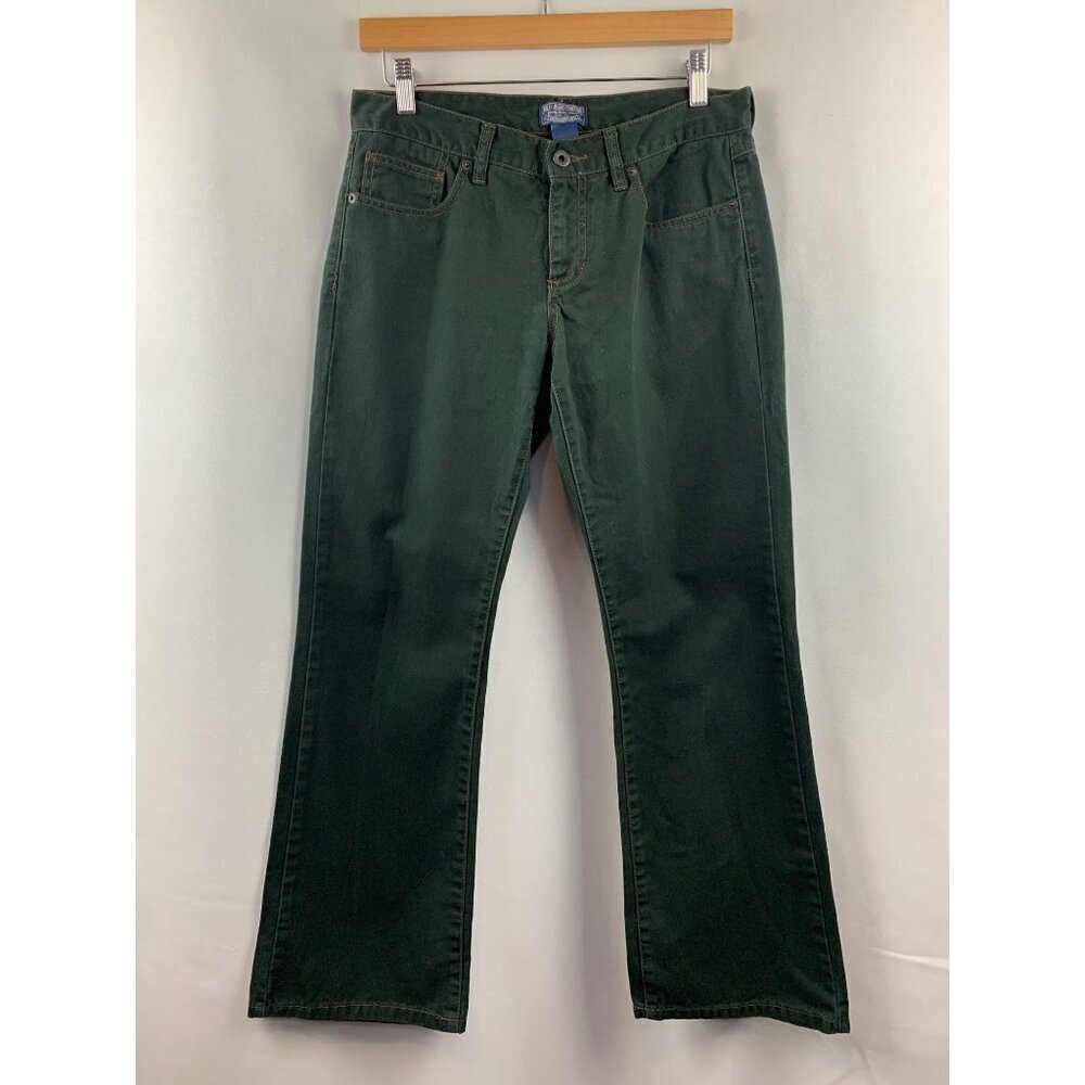 Women's Vintage Ralph Lauren Black Denim Jeans Size 8x30 - Picture 1 of 6